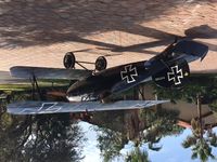 N17DV @ 7FL6 - 80% scale replica of Albatros Dva.  Engine is a ENMA Tigre 150hp inverted to run with cylinders pointed up. Currently based in Florida. - by Dave Gillespie