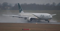 AP-BGL @ EGBB - Landing at a very wet Birmingham
