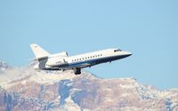 N18MZ @ KLAS - Falcon 900 - by Mark Pasqualino