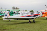 F-AZRV @ LFFQ - Zlin Z-526 Trener Master, Static display, La Ferté-Alais airfield (LFFQ) Air show 2016 - by Yves-Q