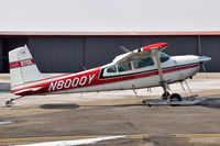 N8000Y @ KBOI - Warming up by the old city hangars.