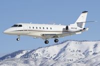 N621AB @ KBOI - Landing RWY 10L. - by Gerald Howard