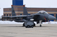 87-0207 @ KBOI - Parked on Idaho ANG ramp. 389th Fighter Sq. Thunderbolts, 366th Fighter Wing, Mountain Home AFB, Idaho.