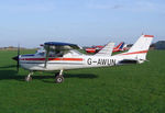 G-AWUN @ EGSV - Visiting aircraft - by Keith Sowter