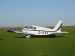 G-ASWX @ EGSV - Visiting aicraft