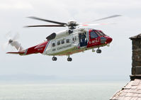 G-MCGJ - Inbound for a casualty evacuation off the coast path near Aberystwyth.