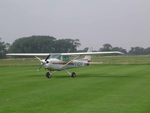 G-BZHF @ EGSV - Visiting aircraft