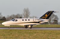 G-FBKG @ EGSH - Leaving Norwich. - by keithnewsome