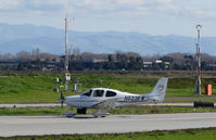 N823FW @ KSQL - Locally-based 2007 Cirrus SR22 @ San Carlos Airport, CA - by Steve Nation