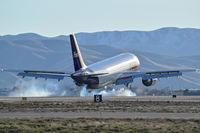 N657FE @ KBOI - Touchdown on RWY 10R. - by Gerald Howard
