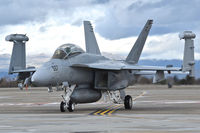 166946 @ KBOI - Turning off RWY 28L for south GA ramp. VAQ-129  “Vikings”, NAS Whidbey Island, WA. - by Gerald Howard