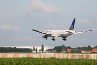 N781UA @ EBBR - Brussels International Airport.