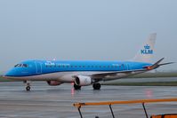 PH-EXI @ EGSH - From Amsterdam in gloom, real view of the apron. - by keithnewsome