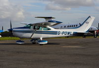 G-POWL @ EGTF - Cessna 182R Skylane at Fairoaks. Ex N9070G - by moxy