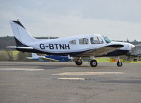 G-BTNH @ EGTF - Piper PA-28-161 Cherokee Warrior II at Fairoaks. - by moxy