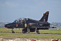 ZK031 @ EGFF - Hawk T2, Coded W, 4 (R) Squadron RAF Valley Anglesea, seen parked up following a bird strike yesterday. - by Derek Flewin