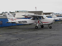 N6198N @ KSQL - San Carlos Flight Center 2008 Cessna 172S @ San Carlos Airport, CA - by Steve Nation