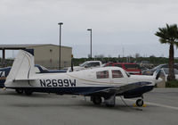 N2699W @ KSQL - 1966 Mooney M20E visiting from Brackett Field (La Verne, CA) @ San Carlos Airport, CA - by Steve Nation
