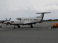 N809SA @ KSQL - Surf Air 2014 Pilatus PC-12/47E awaiting passengers @ San Carlos Airport, CA - by Steve Nation