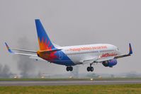 G-GDFN @ EGSH - Misty arrival for maintenance. - by keithnewsome