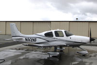 N92NF @ KSQL - Speedbird Aviation 2016 Cirrus Design SR22T Carbon @ San Carlos Airport, CA home base - by Steve Nation