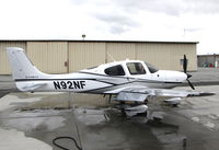 N92NF @ KSQL - Speedbird Aviation 2016 Cirrus Design SR22T Carbon @ San Carlos Airport, CA home base - by Steve Nation