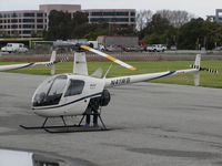 N41WB @ KSQL - San Carlos Flight Center 1991 Robinson R22 BETA  - by Steve Nation