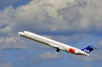 SE-DIR @ LSZH - Scandinavian Airlines Mc Donnel Douglas MD-82 Airplane, Zurich-Kloten International Airport, Switzerland - by miro susta