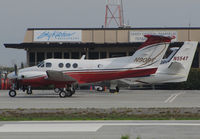 N90RT @ KSQL - Save Mart Supermarkets (Modesto, CA) 1981 Beech F90 King Air @ San Carlos Airport, CA - by Steve Nation