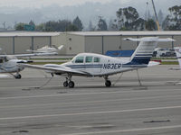 N83ER @ KSQL - Locally-based 1979 Beech 76 Duchess @ San Carlos Airport, CA - by Steve Nation