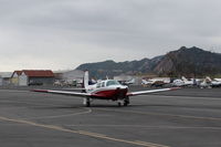 N4786H @ SZP - 1979 Mooney M20J 201, Lycoming IO-360 A&C 200 Hp, taxi to Rwy 04 - by Doug Robertson