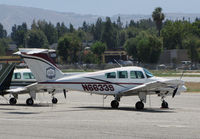 N66339 @ KRAL - California Baptist University Flight School 1979 Beech 76 Duchess @ Riverside MAP, CA home base - by Steve Nation