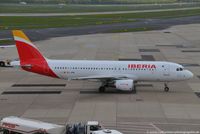 EC-JFN @ EDDL - Airbus A320-214 IB IBE Iberia 'Sierra de las Nieves' - 2391 - EC-JFN - 27.04.2016 - DUS - by Ralf Winter