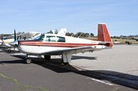 N2741W @ KAUN - 1966 Mooney M20E parked on the ramp at Auburn Municipal Airport. - by Chris Leipelt