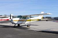N734DX @ KAUN - Locally-based 1977 Cessna 172N parked on the ramp at Auburn Municipal Airport. - by Chris Leipelt