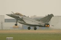14 @ LFRJ - Dassault Rafale M,  Take off rwy 08, Landivisiau Naval Air Base (LFRJ) - by Yves-Q