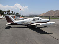 N6689P @ KRIR - 1960 Piper PA-24-250 Comanche visiting iconic Flabob Airport, Riverside, CA - by Steve Nation