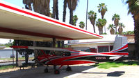 N5016A @ KRIR - Locally-based 1955 Cessna 172 Skyhawk under shade shelter @ iconic Flabob Airport, Riverside, CA