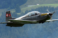 HB-RBN @ LSMF - One P3 Flyers after the other saying hello to the photographers on the mountain - Zigermeet 2016 - by Grimmi