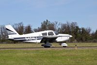 N4241J @ KAUN - Locally-based 1967 Piper PA-24-140 taxing back for a departure at Auburn Municipal Airport, California. - by Chris Leipelt