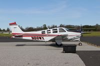 N88WX @ KAUN - Very nice Beechcraft G36 Bonanza parked on the ramp at Auburn Municipal Airport. This is one of the sleekest BE36's I've ever seen. - by Chris Leipelt