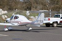 N171CB @ O22 - Reid Hillview-based 2008 Diamond Star DA-40 parked on the ramp prior to refuel at Columbia Airport, California. - by Chris Leipelt