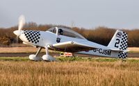 G-CJSM @ EGFH - Resident RV-8, Raven 2 in the six-ship Team Raven formation for the 2017 display season. - by Roger Winser