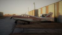 N8072P @ KDVN - Going up with her owner - by Floyd Taber