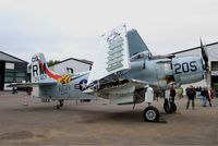 F-AZDP @ LFFQ - Douglas AD-4NA Skyraider, Static display, La Ferté-Alais (LFFQ) Air show 2016 - by Yves-Q