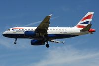 G-EUPW @ EGLL - BA A319 on short final - by FerryPNL
