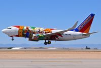 N945WN @ KBOI - Landing RWY 10L. - by Gerald Howard