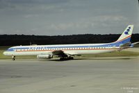 N910CL @ EDDK - Douglas DC8-63CF - Capital International Airways - N910CL - 25.06.1979 - CGN - by Ralf Winter
