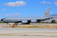 58-0085 @ KBOI - Turning off RWY 28L.  912th Air Refueling Sq., 452nd Air Mobility Wing, March AFB, CA - by Gerald Howard