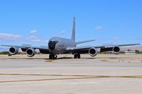 58-0085 @ KBOI - Taxiing to south GA ramp.  912th Air Refueling Sq., 452nd Air Mobility Wing, March AFB, CA. - by Gerald Howard